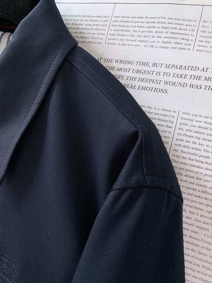 Brunello Cucinelli Minimalist Casual Lapel Jacket – 2025FW in Dark Navy