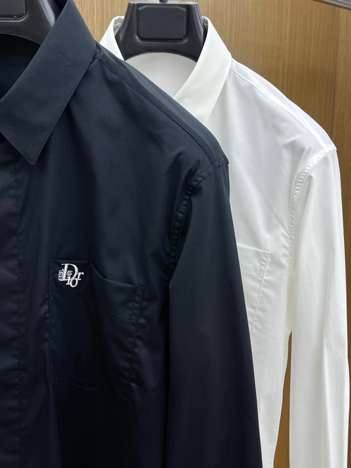 Dior Minimalist Long-Sleeve Cotton Shirt – Spring/Summer Collection