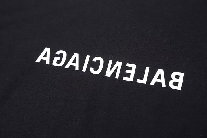 Balenciaga Mirror Logo T-Shirt – 26SS in Black