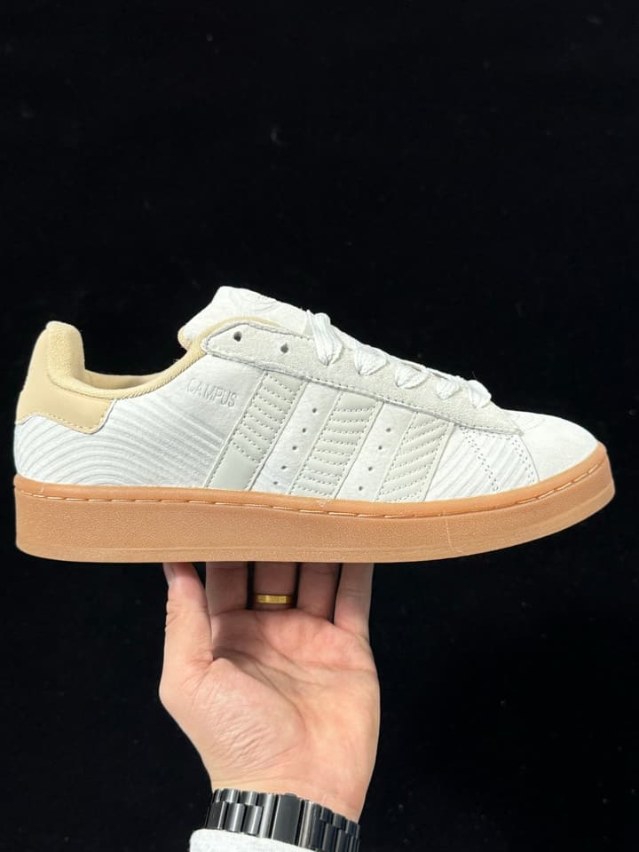 Adidas Originals Campus 00s Low-Top Sneakers in Black & White