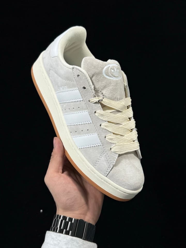 Adidas Originals Campus 00s Low-Top Sneakers in Black & White