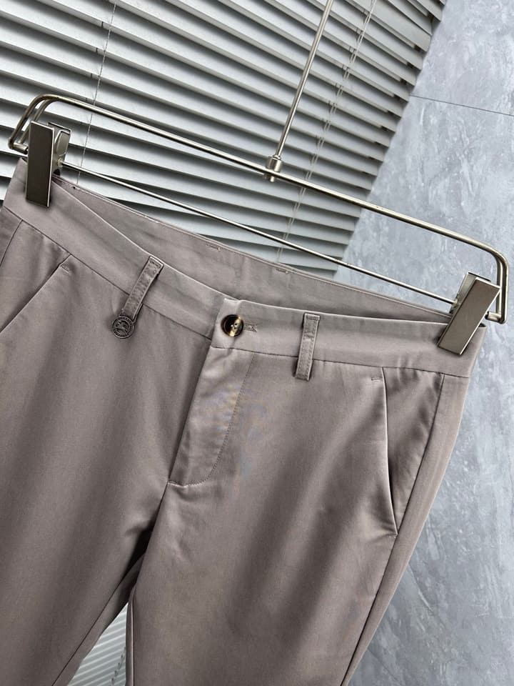 Burberry Tailored Casual Trousers – 2025SS in Camel Brown