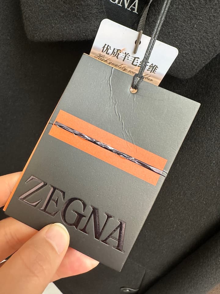 Zegna Merino Wool Detachable Liner Jacket in Brown Taupe
