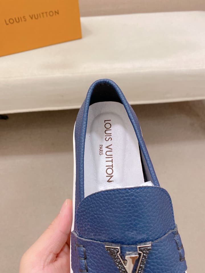 Louis Vuitton New Release Luxury Leather Loafers in Brown Loafer