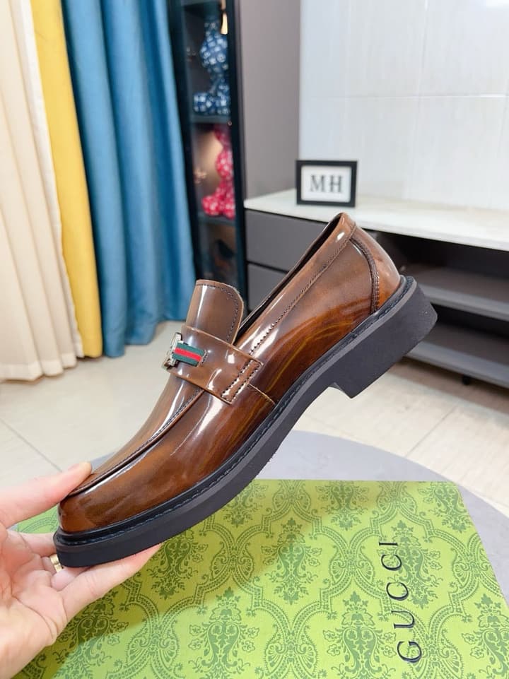 Gucci Men's Formal Leather Shoes – New Collection