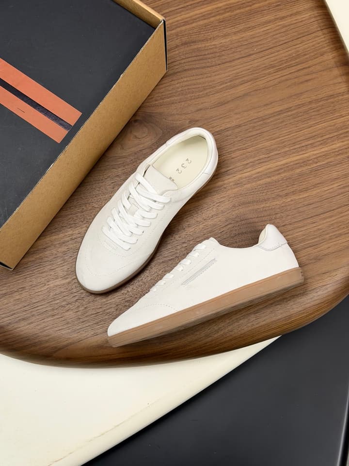 Zegna Old Money Suede Casual Sneakers