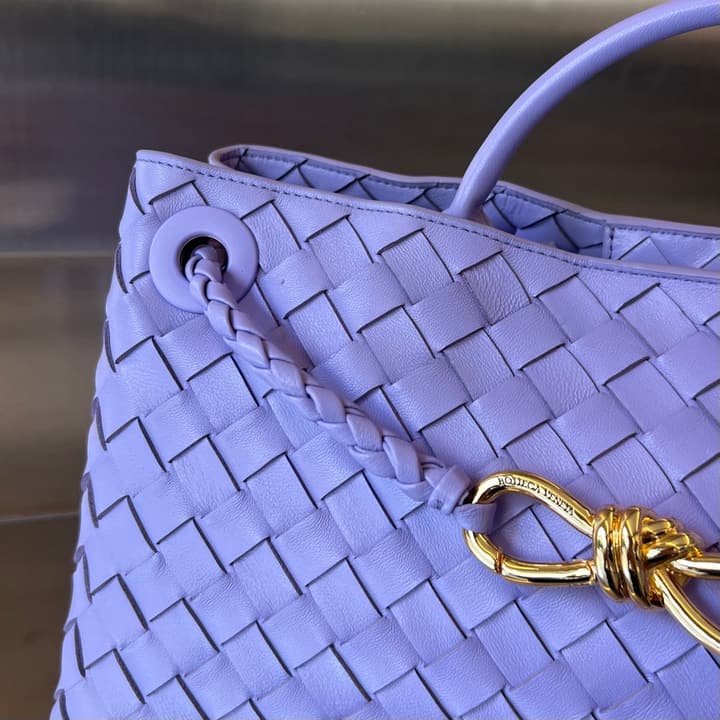Bottega Veneta Andiamo Handbag in Charcoal Grey