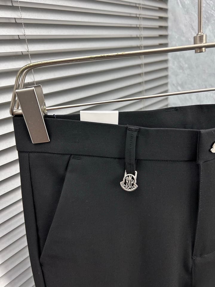 Moncler Custom Casual Trousers – 2025SS in Classic Dark Grey