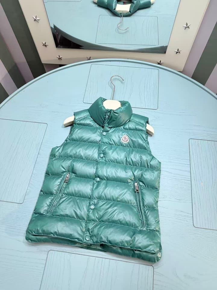 Moncler Kids Puffer Vest – 2025SS/FW Collection in Black