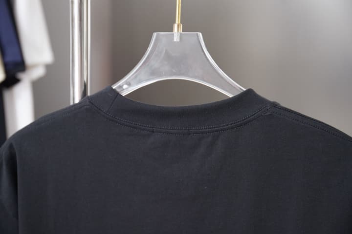 Dior Embroidered Logo Print T-Shirt – 25SS Early Spring Collection in Black
