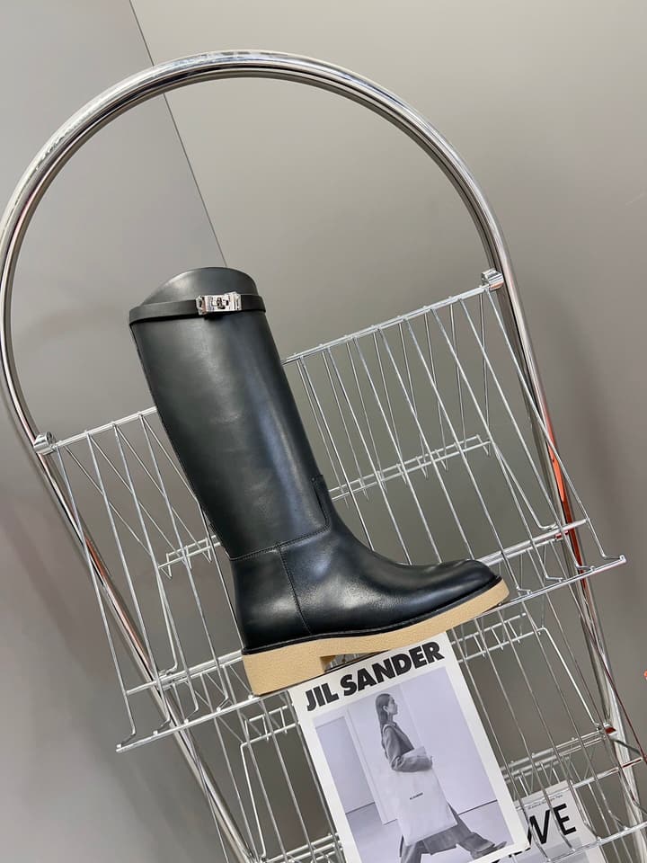 Hermès Kelly Riding Boots in Black