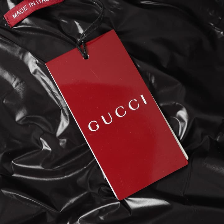 Gucci GG Monogram Hooded Puffer Jacket in Black Gg Monogram Puffer