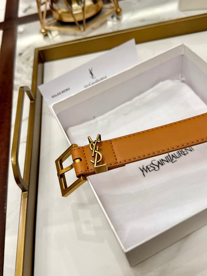 Saint Laurent Classic Leather Belt – 3.0cm