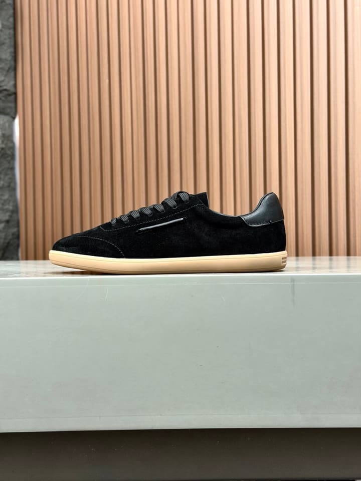 Zegna Old Money Suede Casual Sneakers