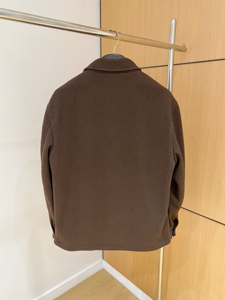 Loro Piana Men's Slim Fit Blended Blazer in Dark Brown