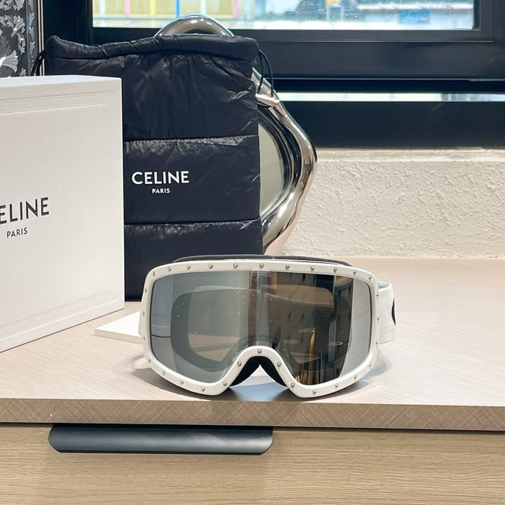 Celine Ski Goggles in All Black Frame