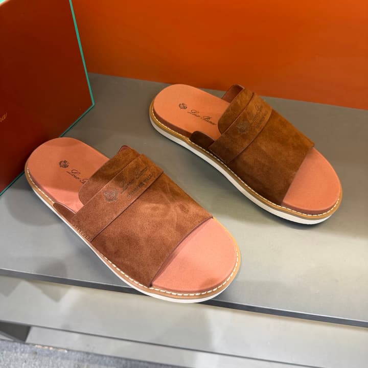 Loro Piana Summer Walk Crisscross Mules