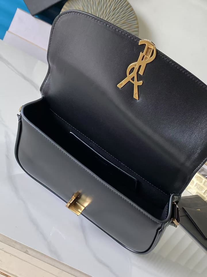 Saint Laurent Solferino Shoulder Bag in Black
