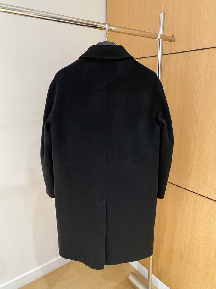 Dolce & Gabbana Men's Wool Kensington Coat – 2025FW in Classic Black
