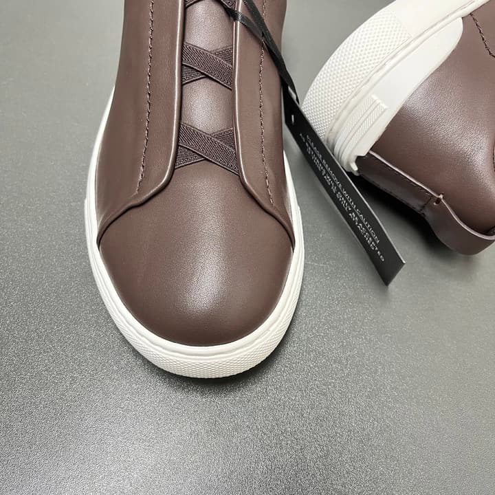 Zegna Triple Stitch Secondskin Luxury Sneakers