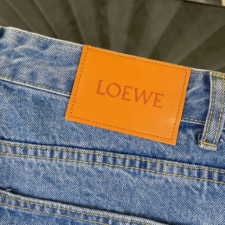 Loewe Anagram Laser-Cut Denim Jeans – 25SS