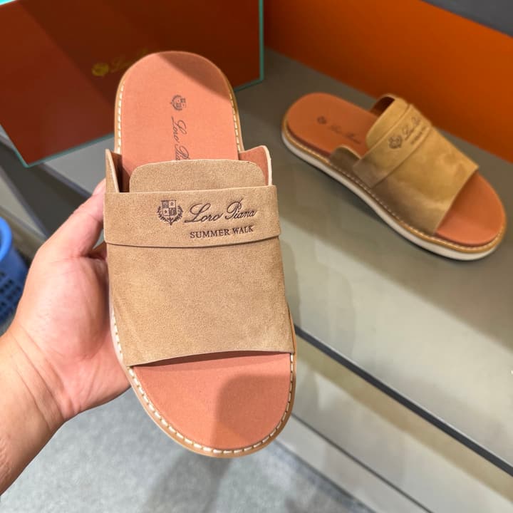 Loro Piana Summer Walk Crisscross Mules