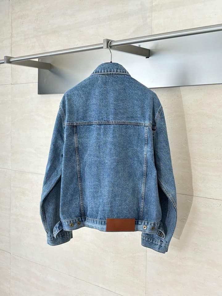 Loewe Anagram Denim Jacket – 24FW in Blue Denim
