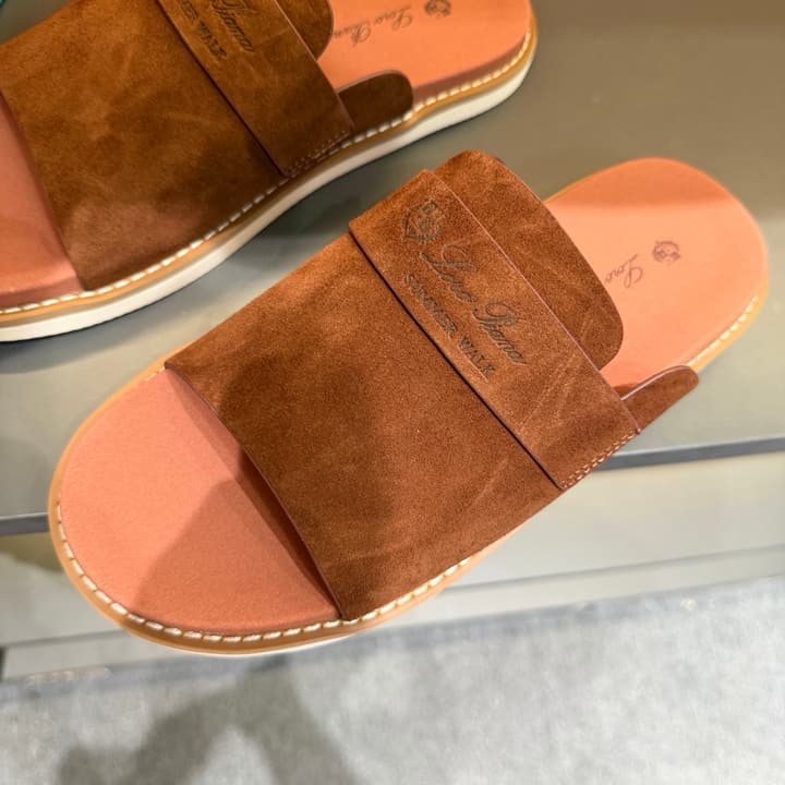 Loro Piana Summer Walk Crisscross Mules