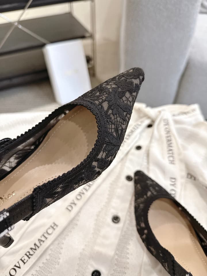 Dior J'Adior Patent Leather Kitten Heel Sandals in Classic Black Smooth Leather