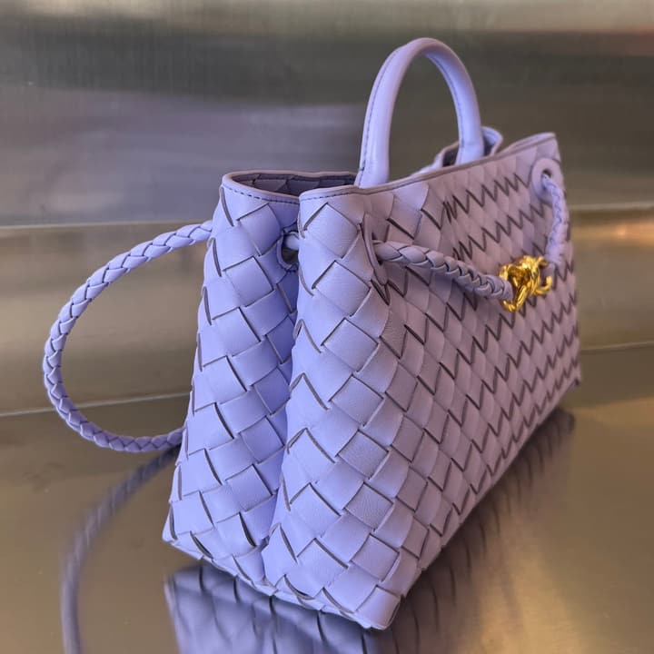 Bottega Veneta Andiamo Handbag in Charcoal Grey