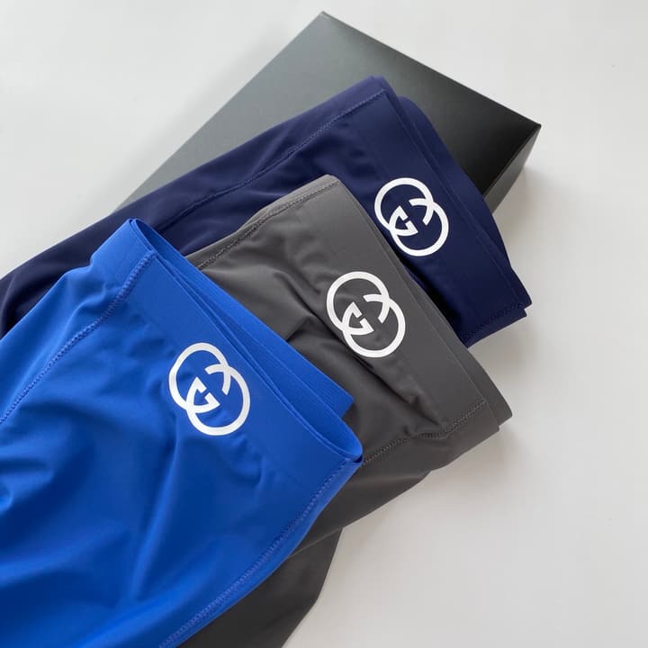 Gucci Seamless Ice Silk Men's Underwear Set