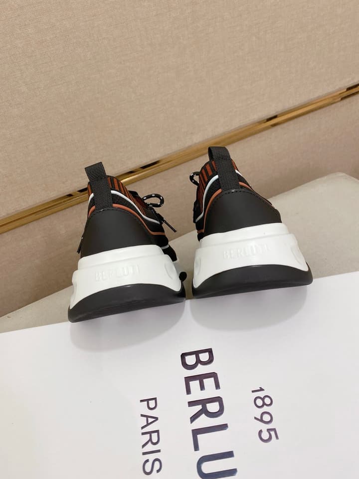 Berluti Men's High-End Loafers in Dark Grey