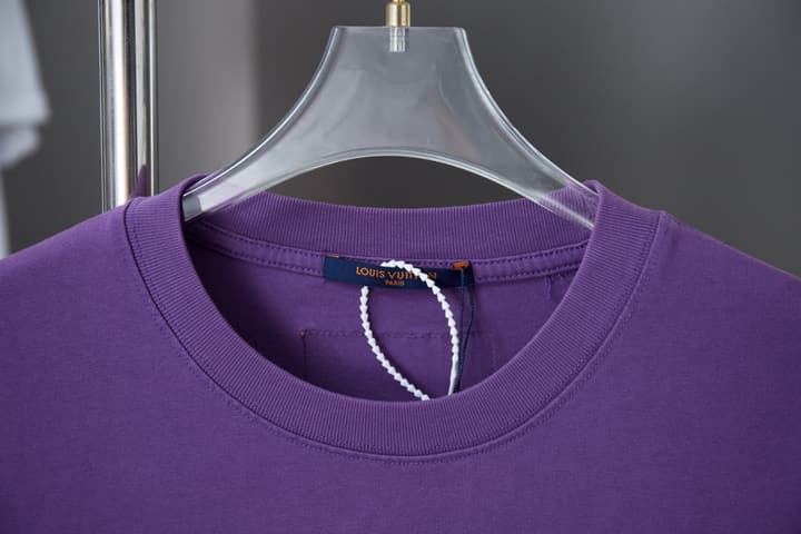 Louis Vuitton Embroidered Logo T-Shirt – 26SS Early Spring Collection in Black