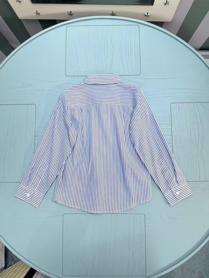 Ralph Lauren Polo Kids Embroidered Shirt – 2025SS – Kids Collection in Null