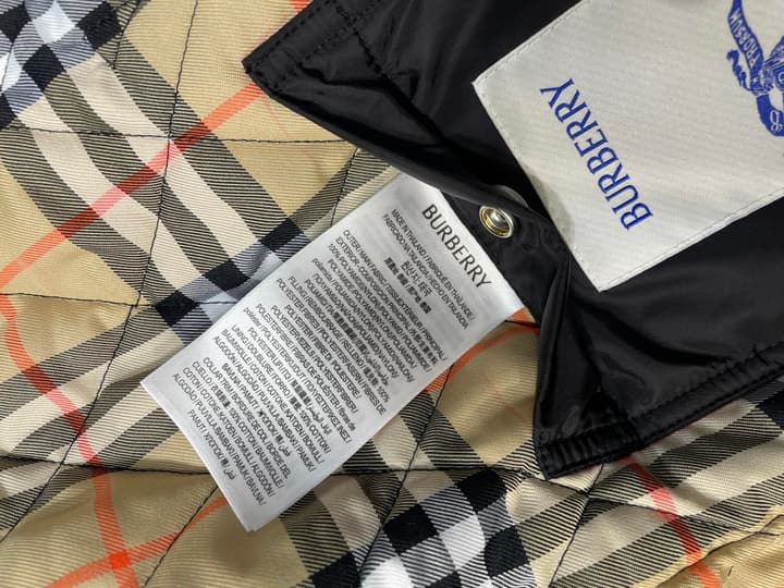 Burberry Classic Quilted Jacket in Beige