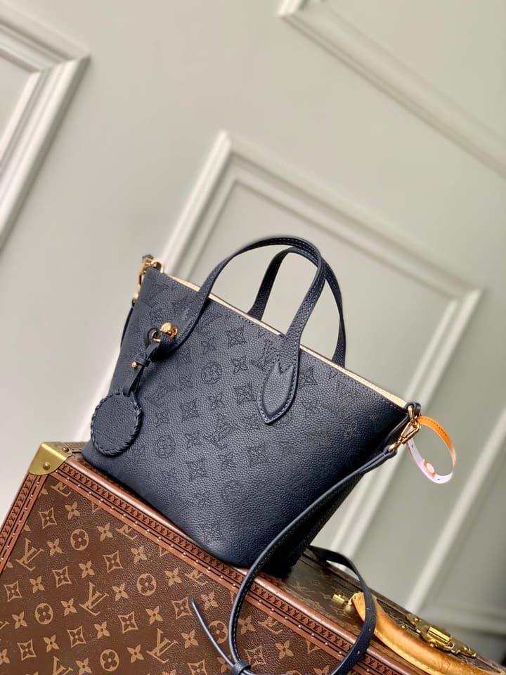Louis Vuitton Blossom Perforated Small Handbag in Beige