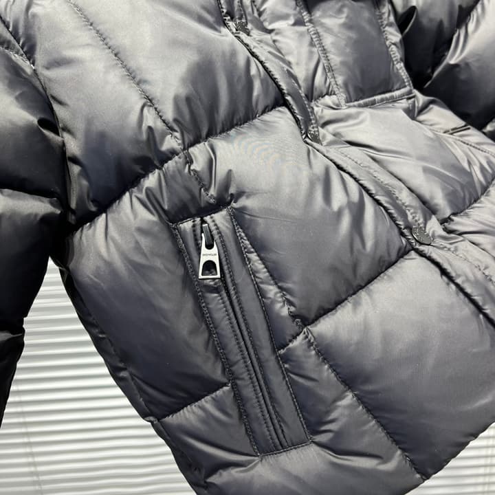 Moncler Detachable Hood Puffer Jacket – 25 Collection – Kids Collection in Black Puffer Jacket