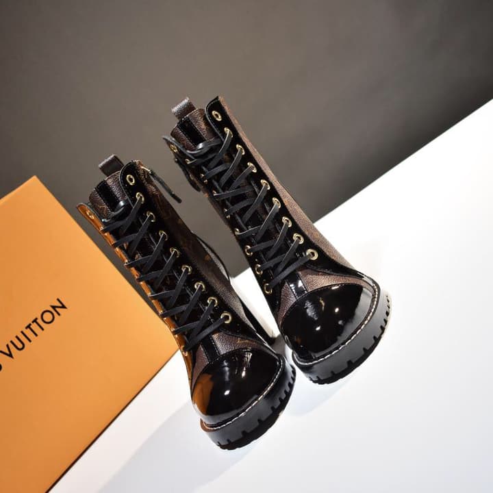 Louis Vuitton Classic High-Heeled Martin Boots