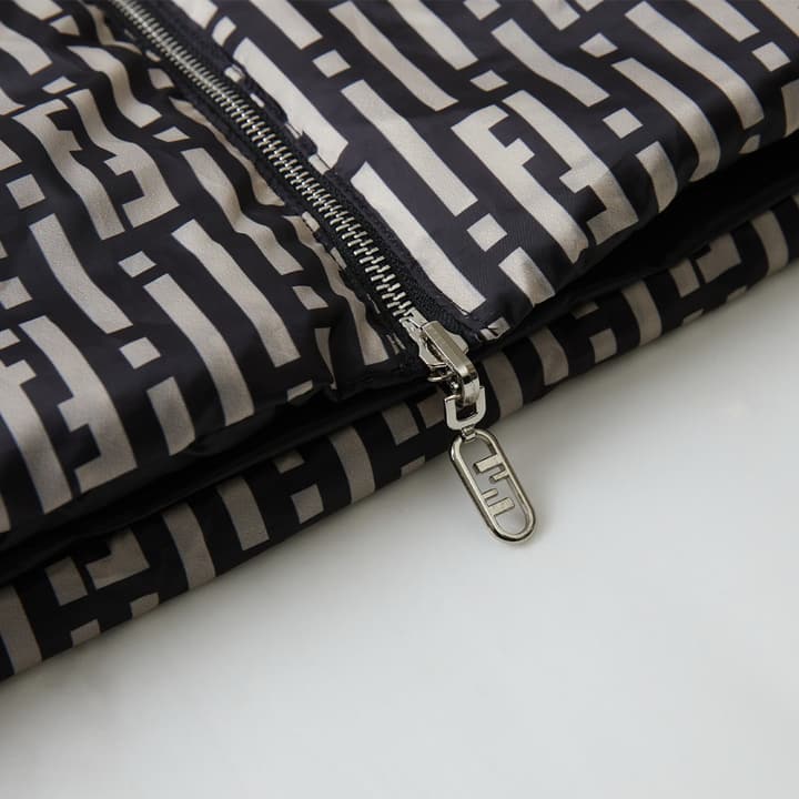Fendi Reversible Down Jacket in Ff Stripes Pattern