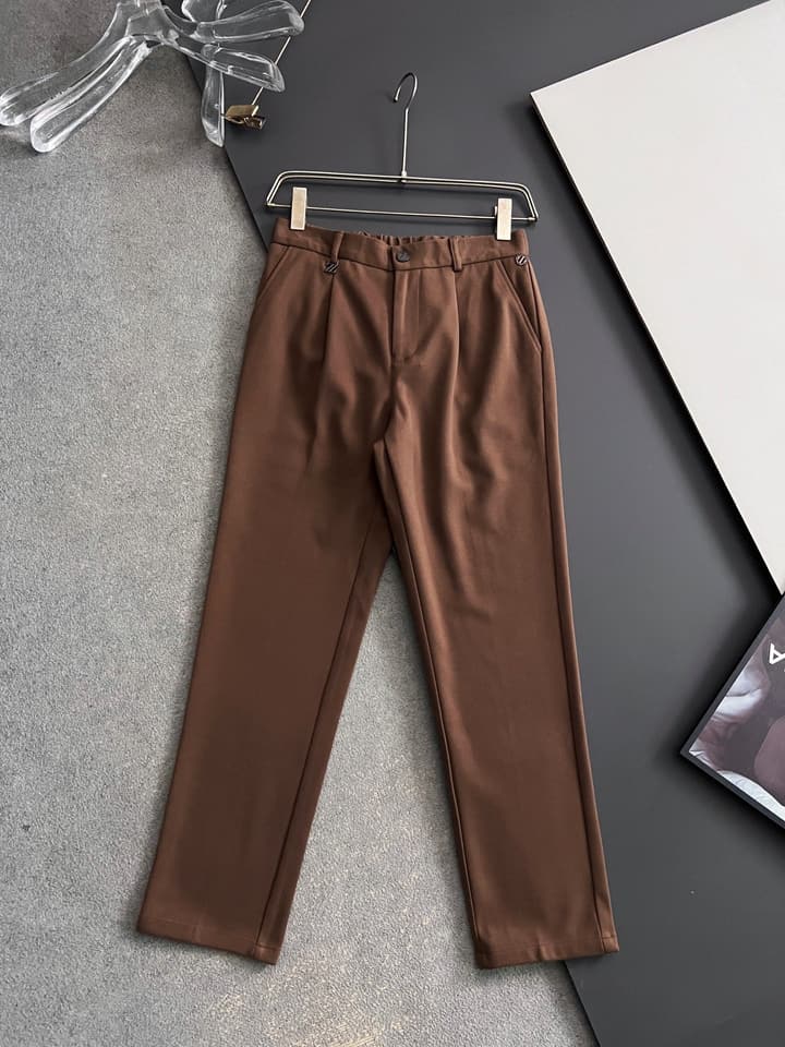 Zegna 2025 Cashmere Blend Casual Trousers in Classic Black