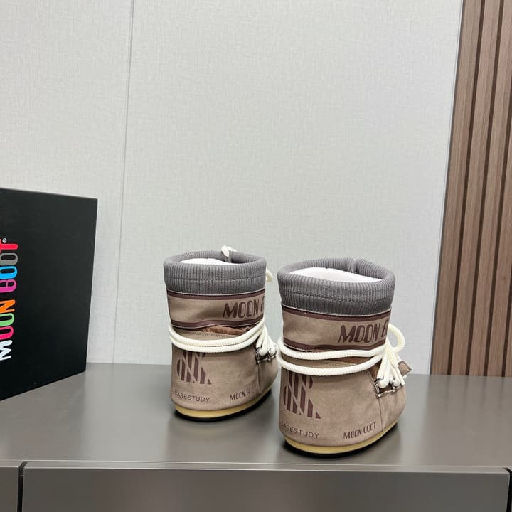 Moon Boot 2024 Autumn/Winter Cute Snow Boots in Cream