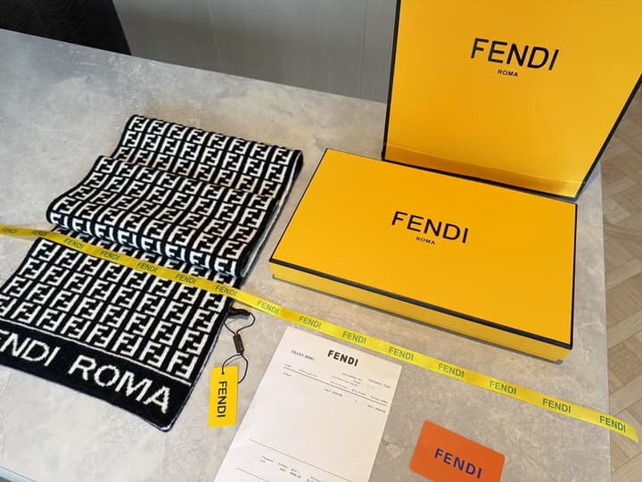 Fendi Cashmere Wool Scarf