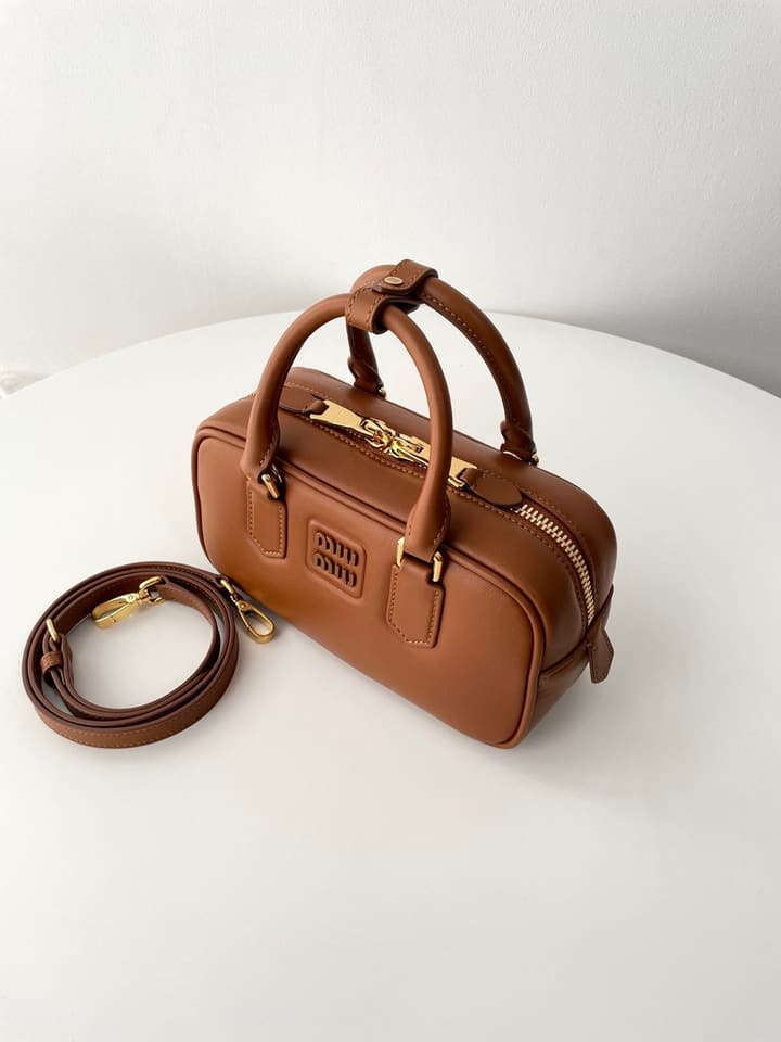 Miu Miu Bowling Bag in Black
