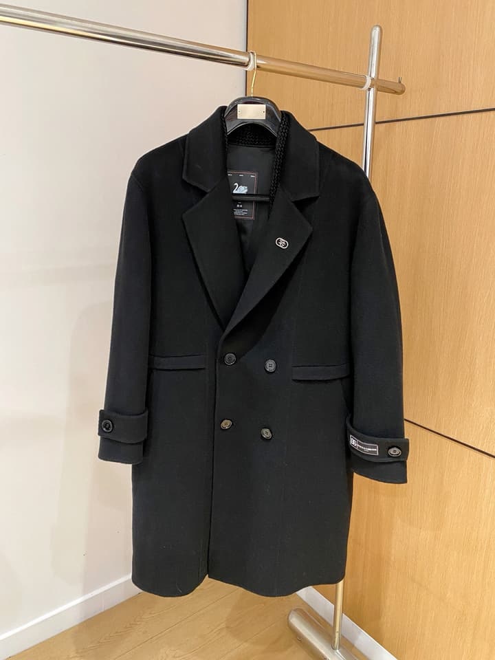 Dolce & Gabbana Men's Wool Kensington Coat – 2025FW in Classic Black