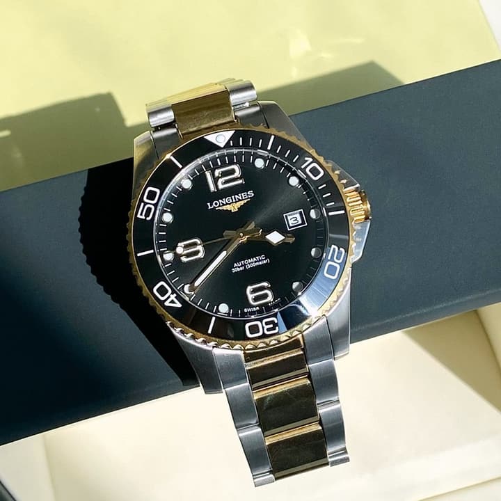 Longines Conquest Automatic Watch 41mm – Eddie Peng Edition in Two-tone Black Dial