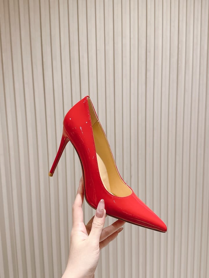 Christian Louboutin Platform Heeled Sandals – 2025 SS Show Model in Black Suede