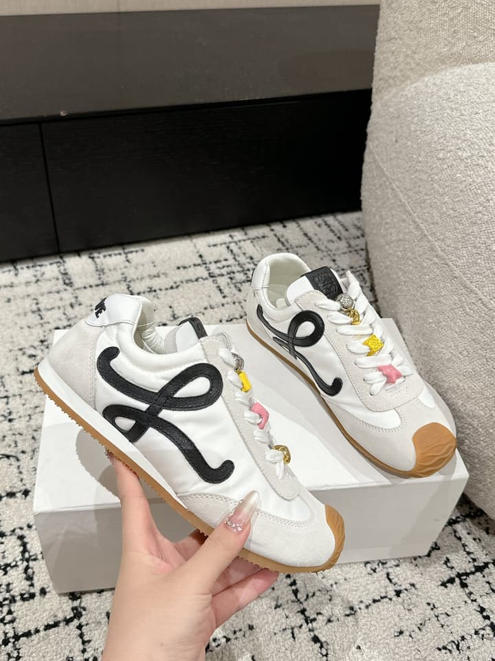 Loewe Ballet Runner 2.0 Unisex Sneakers – 2025 Collection in White And Light Blue