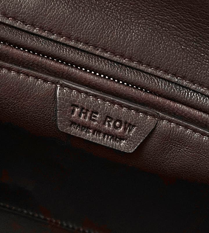 The Row Agnes 15 Leather Bowling Bag