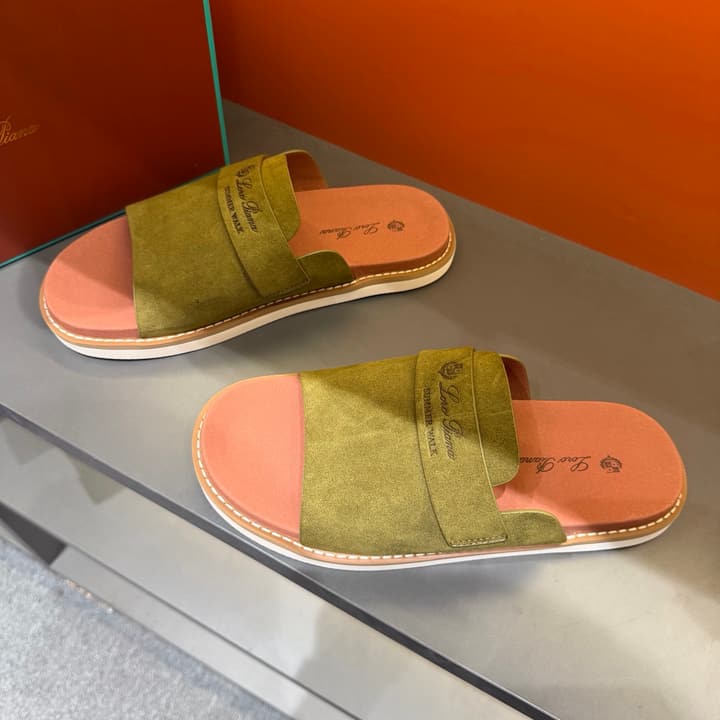 Loro Piana Summer Walk Crisscross Mules