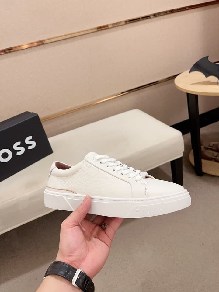 Boss Latest Casual Men's Sneakers in All White